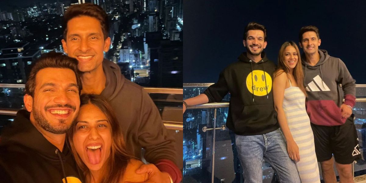 Nia Sharma and Ravie Dubey meet at Arjun Bijlani's new residence; Shares a glimpse of their fun time